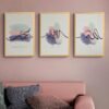 Allah La ilaha illa Allah Muhammad Wood Color Frame - The Framers