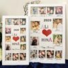Best Anniversary Gift - 12 Months Couple Polaroid Memory Frame - The Framers