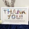 Custom Thank You Photo Frame - Memory Gift for Family, Wife, Husband - The Framers