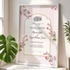 Modern Chic Nikkah Contract Frame - Customizable - White - The Framers