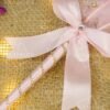 Handmade Pink Nikkah Pen with Bow & Feather
