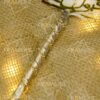 Qabool Hai Nikkah Pen Silver Glitter Lace & Feather