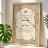 Nikkah Signature Frame