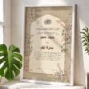 Premium Nikkah frame