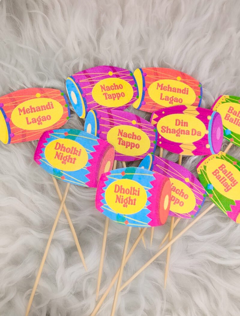 Dholki Sweet Toppers