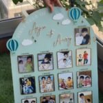 baby birthday memory frame