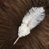 Handmade White Feather Pen