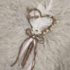 Jute Wedding Pen with Feather and Name Cutout