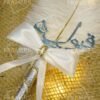 Silver Nikkah Luxury Wedding Pen with White Bow