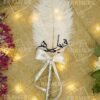 Silver Nikkah Wedding Pen with White Bow