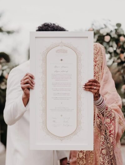 Personalized Nikkah Certificates