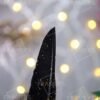 Black Gold-Splatter Feather Nikkah Pen