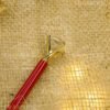 Red Metal Signing Pen with Diamond Top