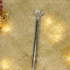 Classic Chrome Silver Slim Nikkah Pen – Imported Metal Signing Pen