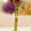Nikkah Pen with Antique Gold Baroque Gem Handle