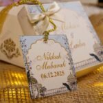 Mughal peacock architecture Nikkah Mubarak bid boxes front view