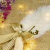 Pearl & Gold Diamond Woven Nikkah Pen
