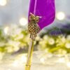 Purple Feather Quill Nikkah Pen