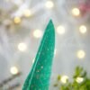 Teal Gold-Splatter Feather Nikkah Pen