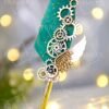 Nikkah Pen Gold Feather Quill with Mechanical Handle