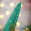 Teal Steampunk Gear & Wing Nikkah Pen
