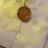 Bulk white vellum wedding invitations with dried flower accents
