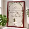Botanical Beige Nikkah Certificate with Couple Illustration and Maroon Frame