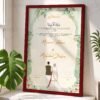 Green Nikkah certificate maroon frame option