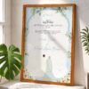 Nikkah certificate frame in wooden finish