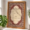 Nikkah certificate frame wooden finish