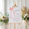 chic-pink-watercolor-bow-bridal-shower-welcome-board-2
