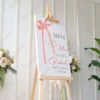 chic-pink-watercolor-bow-bridal-shower-welcome-board-4