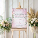pink-wisteria-floral-arch-nikkah-welcome-board-4