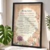 Personalized wedding contract frame in gold with Mughal architecture