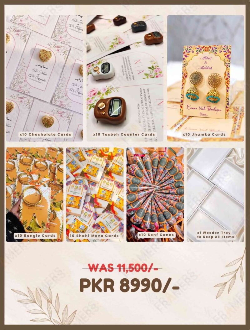 Mehndi Complete Favor Gifts and Tray Discount Deal