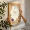 Mughal Nikkah Certificate mounting on wall
