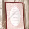 Pink Floral Islamic Nikkah Certificate with Premium Color Frame – Customizable (1)