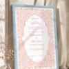 Pink Floral Islamic Nikkah Certificate with Premium Color Frame – Customizable