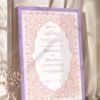 Pink Floral Islamic Nikkah Certificate with Premium Color Frame – Customizable